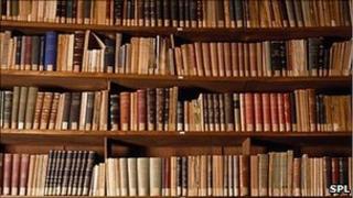 Library books