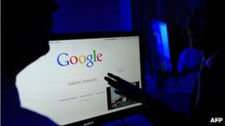 Google TV demonstrated on a Sony Internet TV