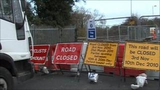 The rail bridge on the Old Abingdon Road