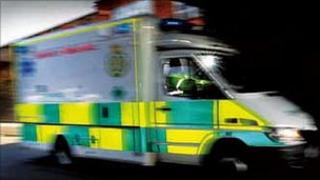 Moving ambulance