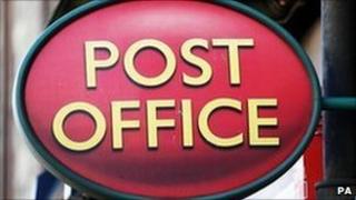 Post office sign