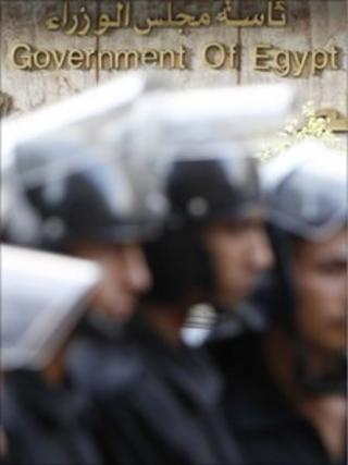 Egyptian riot police (file)