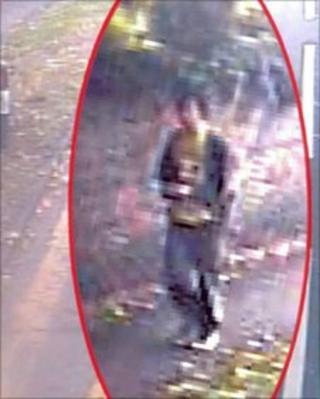 Burpham bus CCTV image