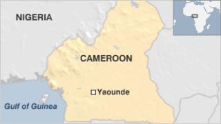 Map of Cameroon