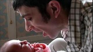 Father and baby