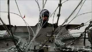 A Nato soldier