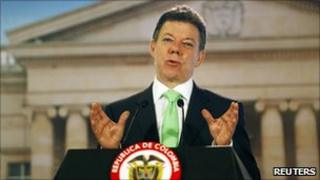 Colombian President Juan Manuel Santos