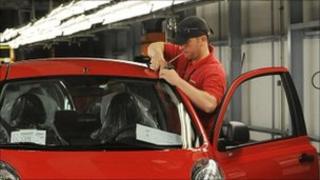 Worker at Nissan's Sunderland factory
