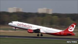 Air Berlin flight taking off from Tegel airport (file photo)