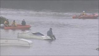 Flooding exercise at Hawley Lake
