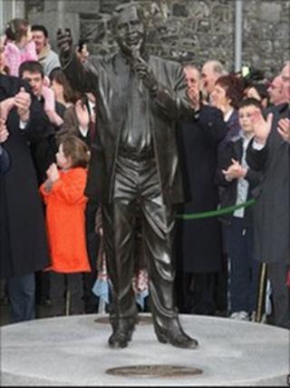 The statue was unveiled in 2008