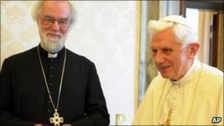 Dr Rowan Williams and the Pope