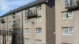 Pen Dinas flats