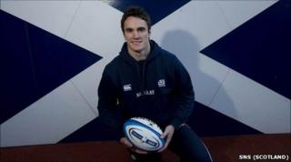 Scotland winger Thom Evans