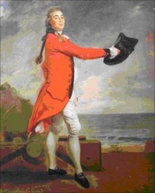 Major George Maule by Johann Zoffany