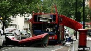 Bus blown up on 7 July 2005