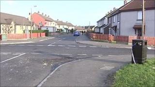 The incident happened at Cromore Gardens in Creggan on Saturday