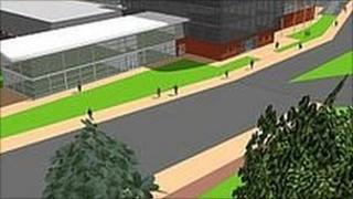 Artist's impression of Sands Centre