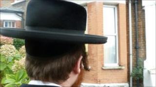 A member of the north-east London Jewish community