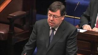 Irish Prime Minister Brian Cowen (23 Nov 2010)