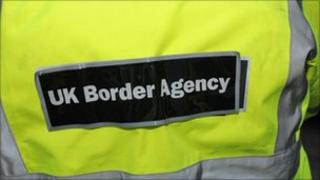 UK Border Agency reflective jacket