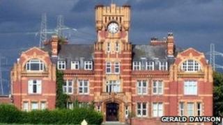 Shotton Steel works' general office, courtesy Gerald Davison