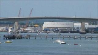 Itchen Bridge in Southampton