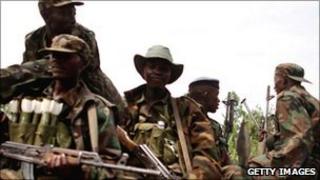 CNDP fighters photographed in 2008