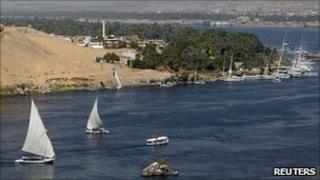 River Nile at Aswan, Egypt (file image)