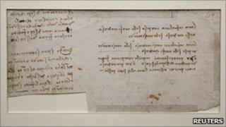 Leonardo da Vinci manuscript discovered in Nantes public library, 6 December 2010