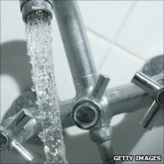 A running tap