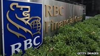 The Royal Bank of Canada sign