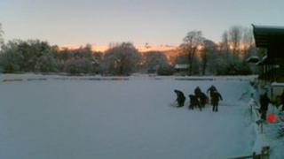 Melrose rugby pitch