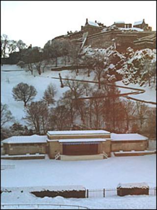 The Ross Bandstand in Princes Street Gardens
