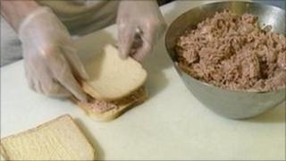 Tuna sandwich making generic