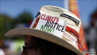 Climate campaigner at the UN climate talks, Cancun (Image: Reuters)