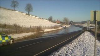 A494 Mold-Ruthin road (Picture by Denbighshire council)