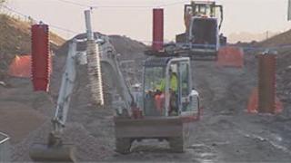 By-pass being built in south Wales