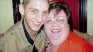 Patricia Ashton (right) with son Ian (pic: Irwin Mitchell)