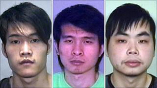 From left to right: Ting Fu Guo, Qun Xue and Hang Yu