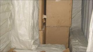 Cigarettes found hidden between mattresses