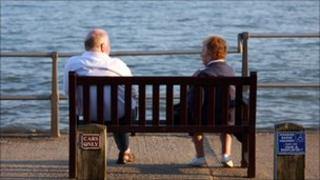 Retired couple