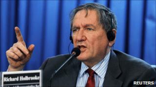 Richard Holbrooke in October