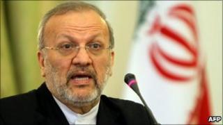 Manouchehr Mottaki, file pic from October 2010