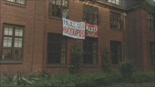 Student sit-in at Hull University