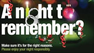 Surrey Police festive campaign poster