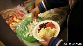 Child with food