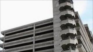 Trinity Square car park in Gateshead