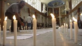 Memorial at Our Lady of Salvation in Baghdad - 7 November 2010