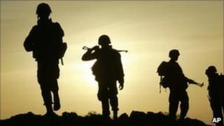 Sri Lankan soldiers. File photo